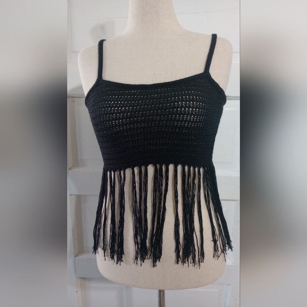 Bundle - FCT With Love Crochet Crop Top, And Calvin Klein ,3 Pack Thong.